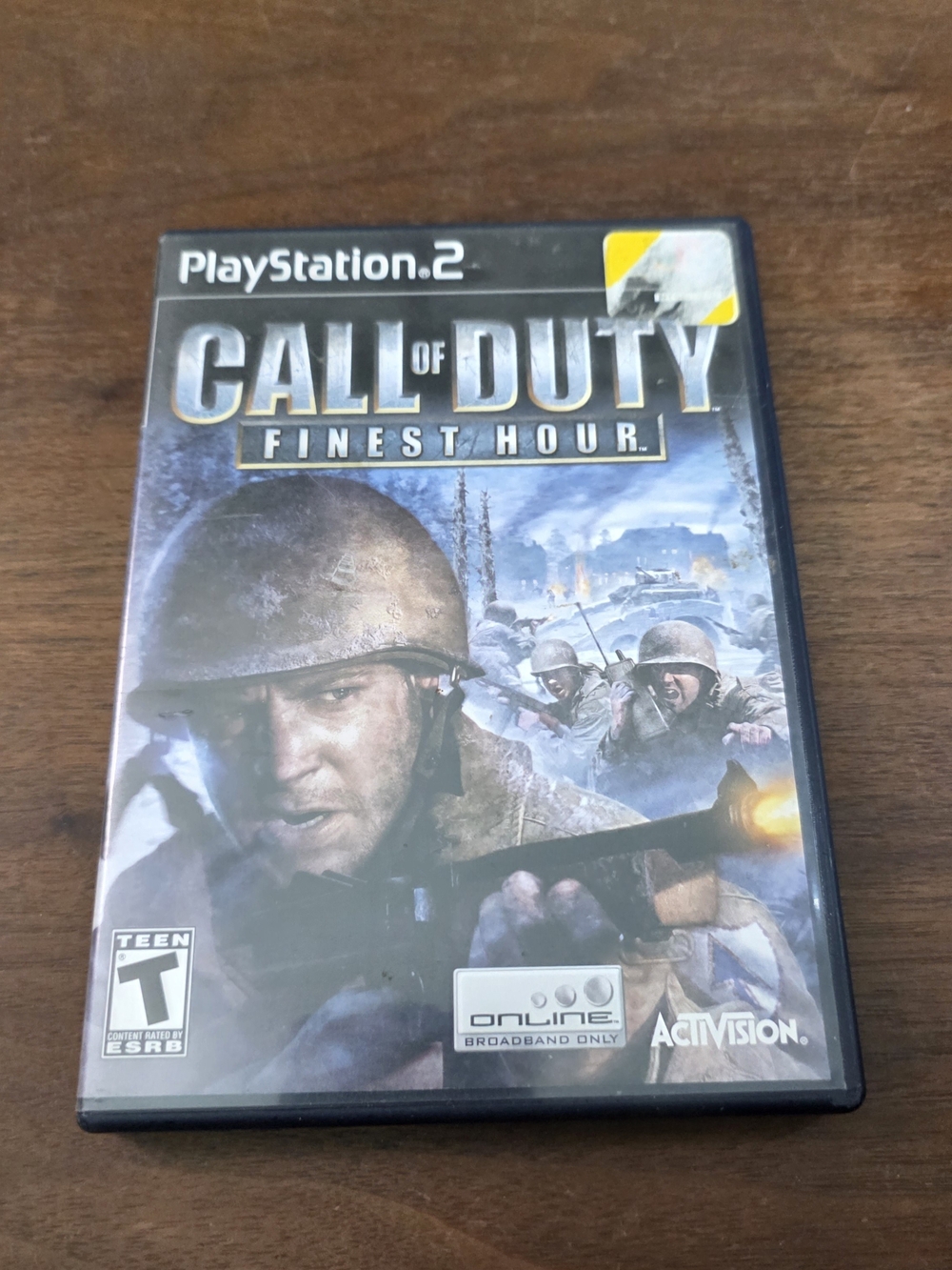 Sony PS2 Call Of Duty Finest Hour Game CIB